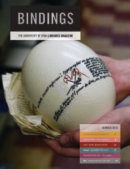 BINDINGS - University of Iowa Libraries magazine - Summer 2019