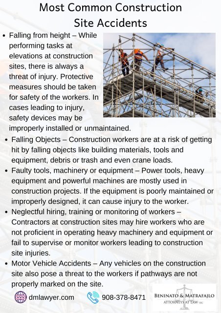 Most Common Construction Site Accidents