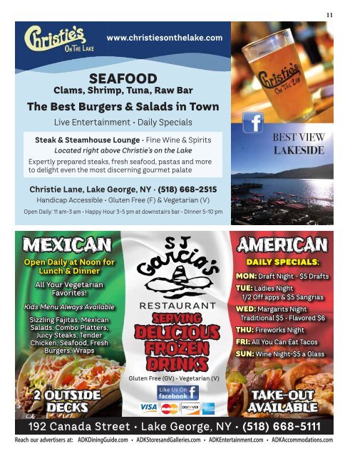 2019-20 Southern Adirondacks Guide to the First Wilderness Heritage Corridor