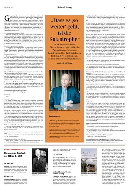 Berliner Zeitung 29.06.2019