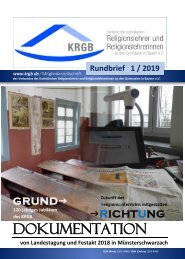 KRGB Rundbrief 2019/1