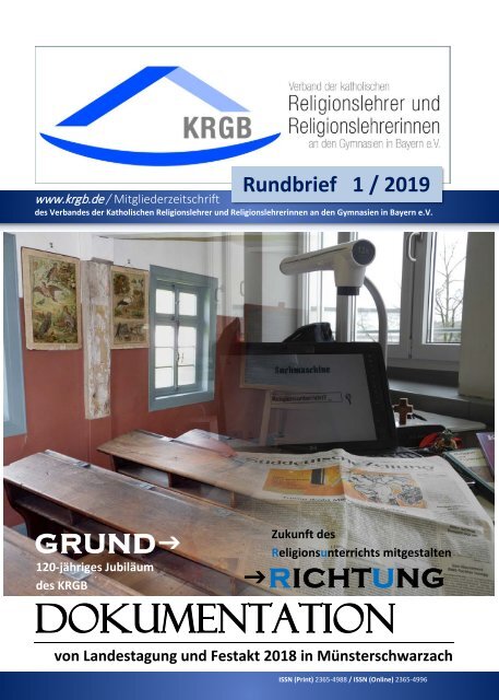 KRGB Rundbrief 2019/1