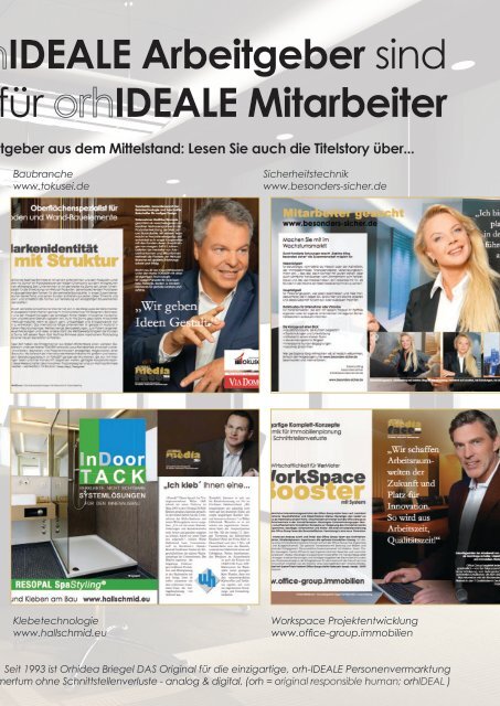 Orhideal IMAGE Magazin - Juli 2019