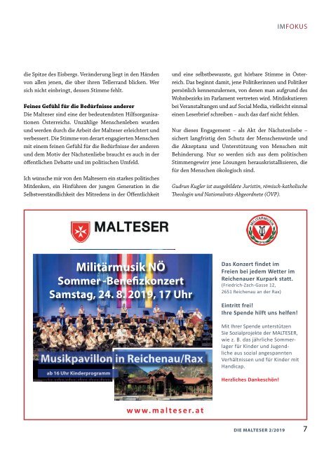 Die Malteser-Zeitung 2/2019