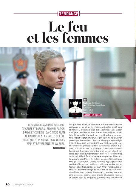 Les Cinémas Pathé Gaumont - Le mag - Juillet 2019