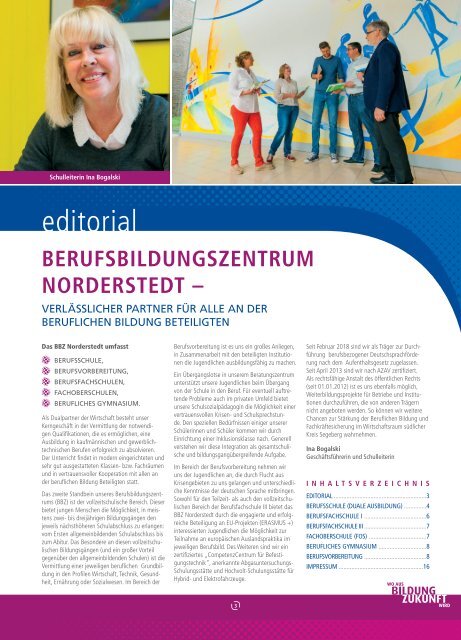 Imagesmagazin des BBZ Norderstedt 2019