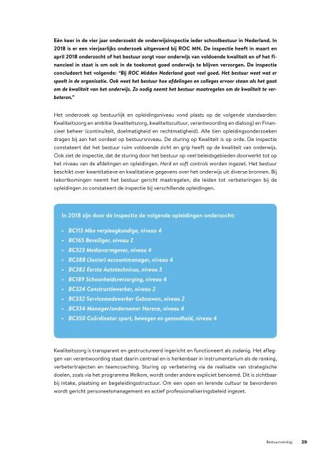 Geïntegreerd Jaardocument 2018 - ROC Midden Nederland