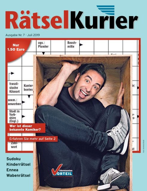 Rätselkurier Juli