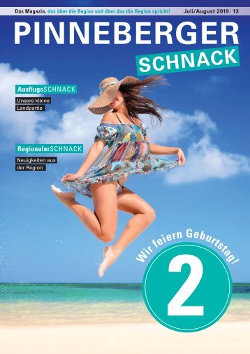 PINNEBERGER SCHNACK Juli/August 2019