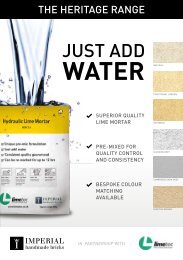 Hydraulic Lime Mortar