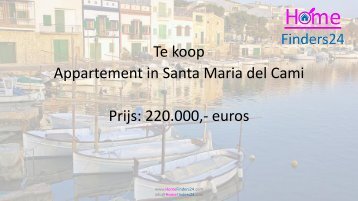 Cosy 3 room apartment in Santa Maria del Cami (AP0012)