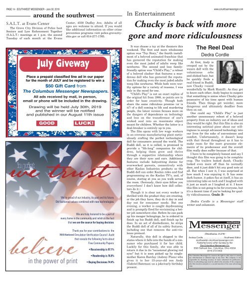 Southwest Messenger - June 30th, 2019