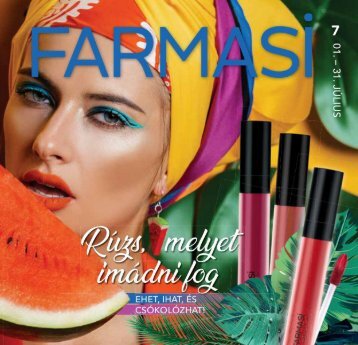 Farmasi katalógus 2019. július/ Farmasi-Belepes.hu