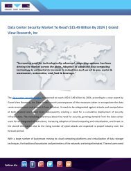 Data Center Security Market Is Anticipated to Attain Around $15.49 Billion By 2024