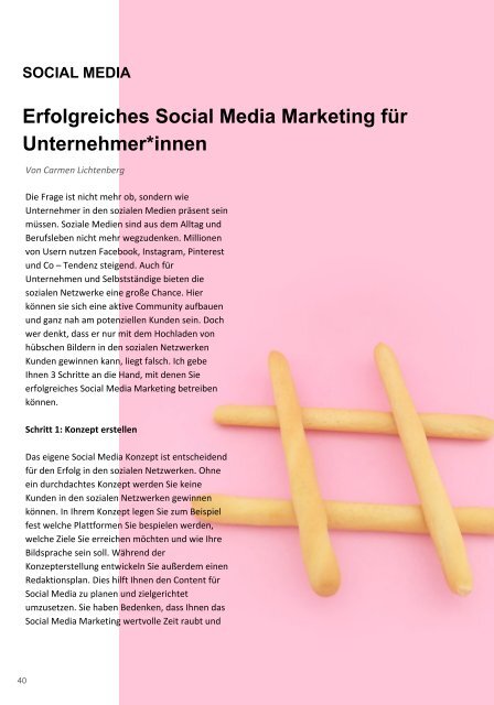 Von Entrepreneur*innen und Business Angels – Das SHE works! Magazin im Juli 2019