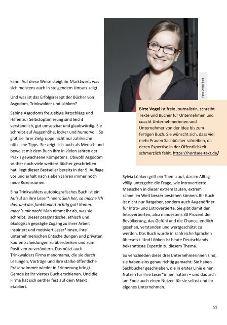 Von Entrepreneur*innen und Business Angels – Das SHE works! Magazin im Juli 2019