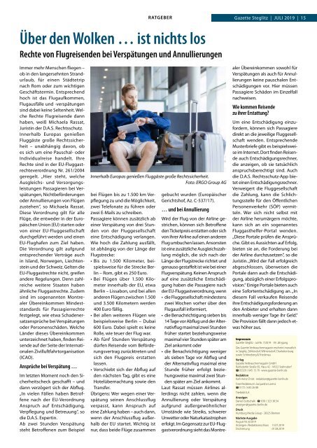 Gazette Steglitz Juli 2019