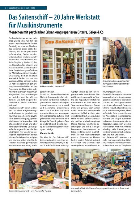 Gazette Steglitz Juli 2019