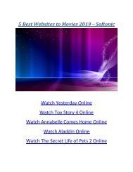 5 Best Websites to Movies 2019 – Softonic