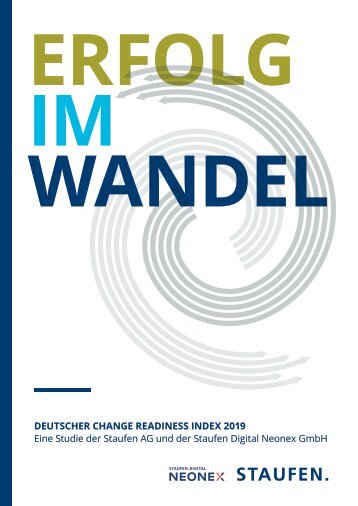 Studie Erfolg im Wandel - Deutscher Change Readiness Index 2019 