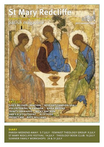 St Mary Redcliffe Church Parish Magazine July/August 2019