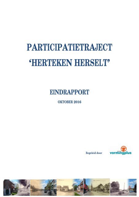 Eindrapport participatietraject wonen Herteken Herselt