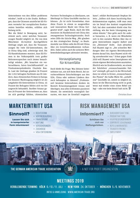 Die Wirtschaft Köln - Ausgabe 04 / 2019