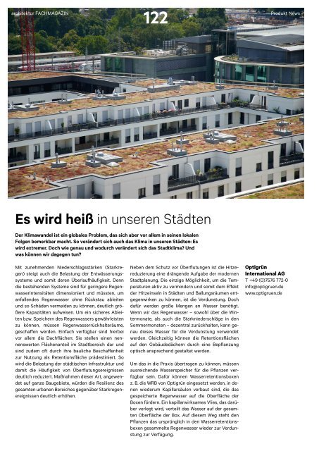 architektur Fachmagazin Ausgabe 5 2019