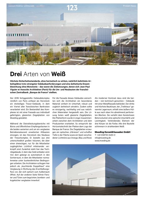 architektur Fachmagazin Ausgabe 5 2019