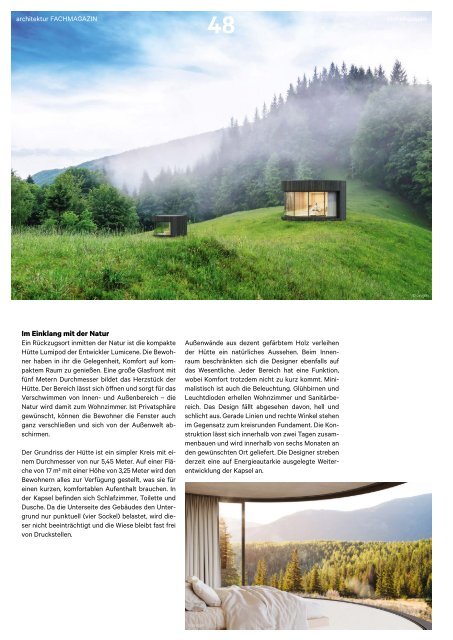 architektur Fachmagazin Ausgabe 5 2019