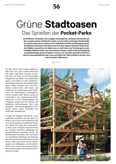 architektur Fachmagazin Ausgabe 5 2019