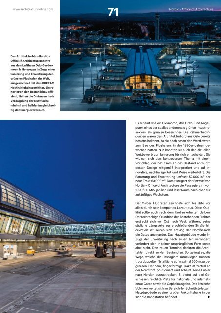 architektur Fachmagazin Ausgabe 5 2019