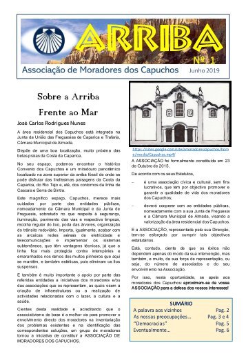 Jornal «Arriba» n.º 1