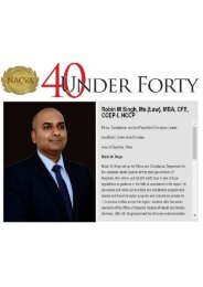 40 Under Forty Award