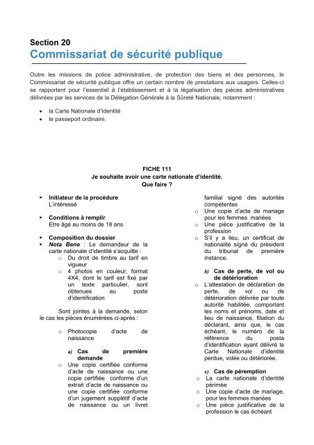 Charte citoyenne de services de Bafoussam