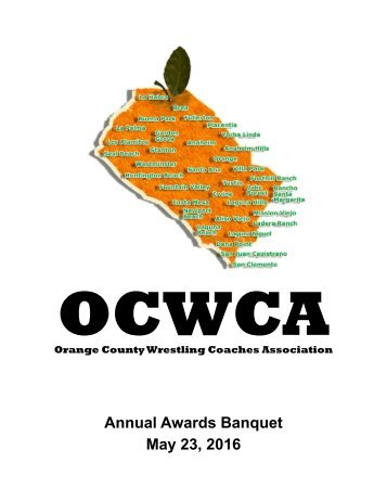 OCWCA Program 2016