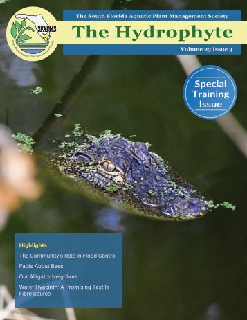 Hydrophyte Volume 23 Issue 3 - July 2019