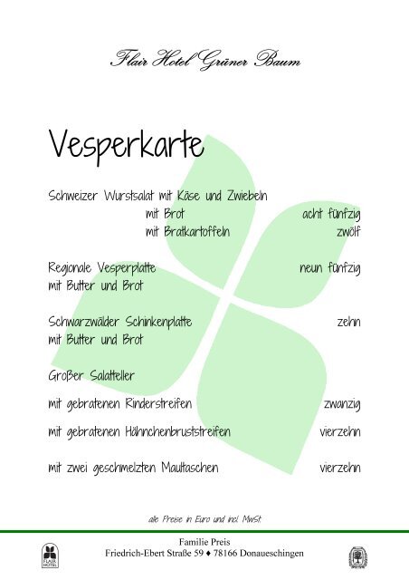 Vesperkarte