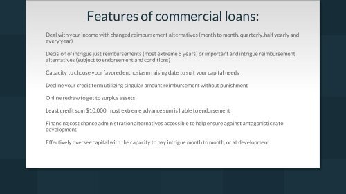 Commercial Lenders Melbourne