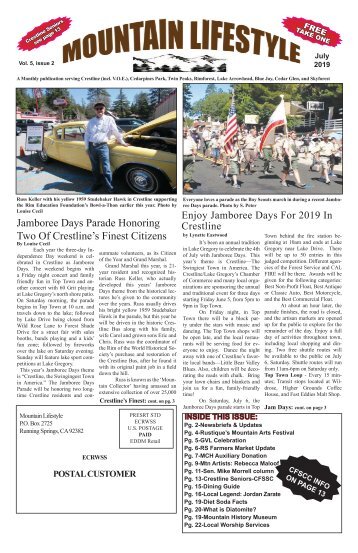 July 2019-Mountain Lifestyle-Crestline & Lake Arrowhead edition