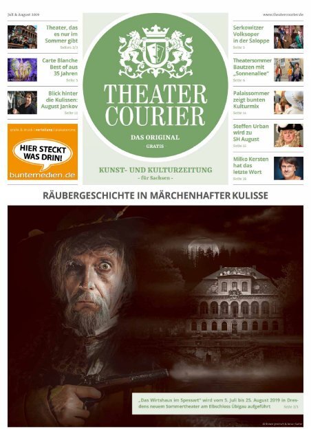 TheaterCourier Juli/August 2019