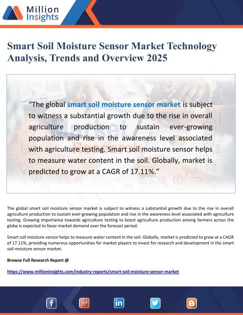 Smart Soil Moisture Sensor Market Technology Analysis 2025