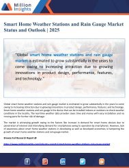 Smart Home Weather Stations and Rain Gauge Market Outlook 2025