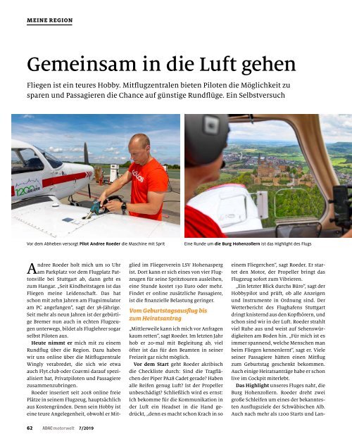 ADAC Motorwelt Juli/August 2019