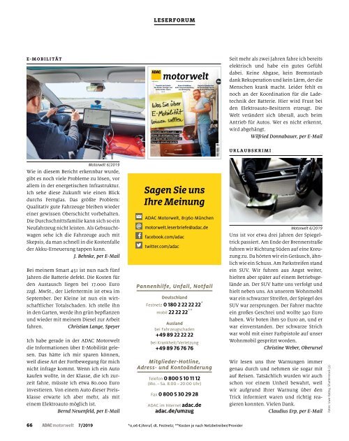 ADAC Motorwelt Juli/August 2019