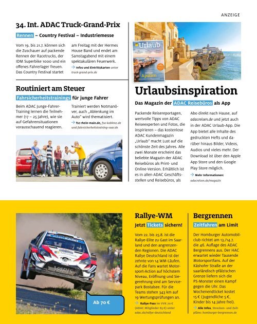 ADAC Motorwelt Juli/August 2019