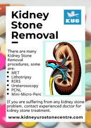 Kidney Stone Removal