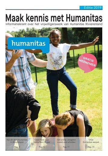 Humanitaskrant Rivierenland Juli 2019