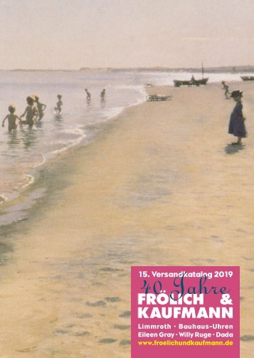 Frölich & Kaufmann 15. Versandkatalog 2019