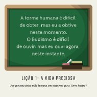 Lição 1 - A vida preciosa